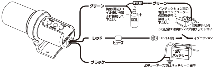 オートメーター配線イメージ