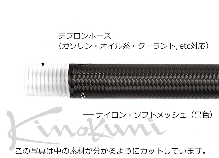 RM テフロン ナイロンメッシュ ホース