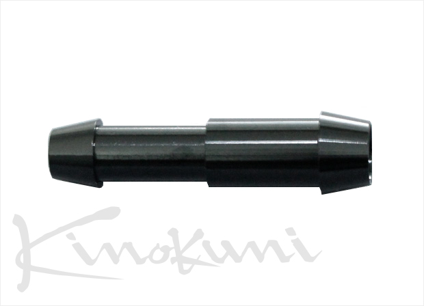 キノクニ ： ホースニップル （真鍮製） 90度 差込外径10.5φ PT3/8オス